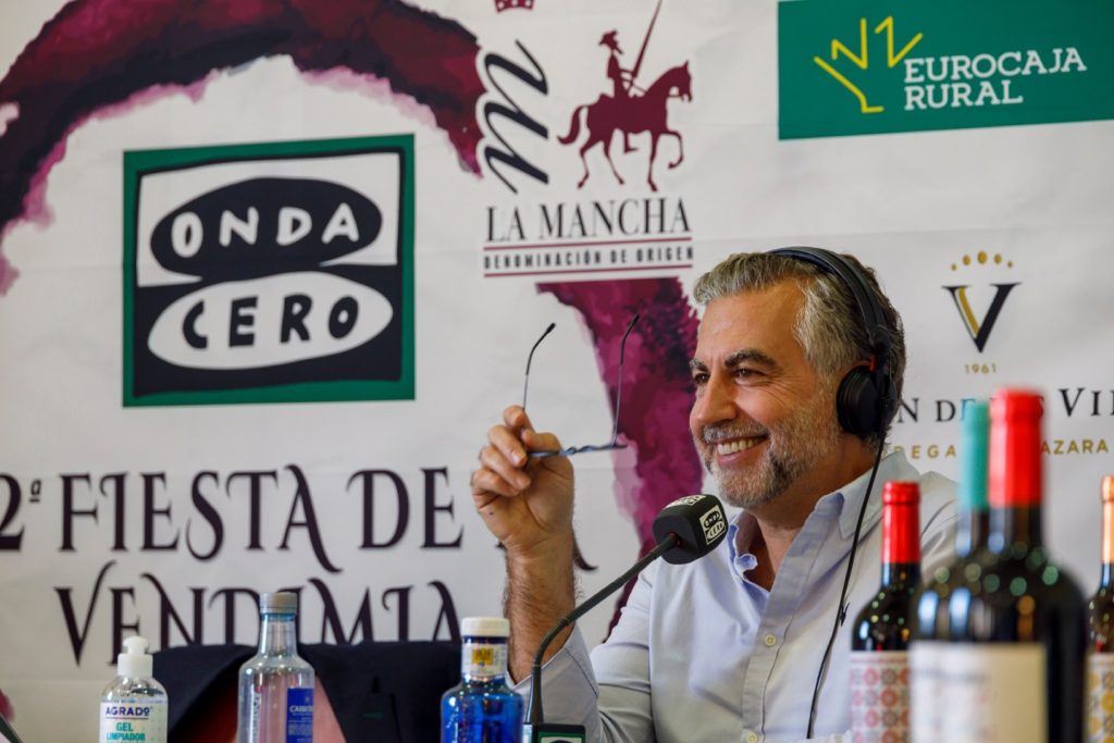 Carlos Alsina inaugura la Fiesta de la Vendimia en La Mancha