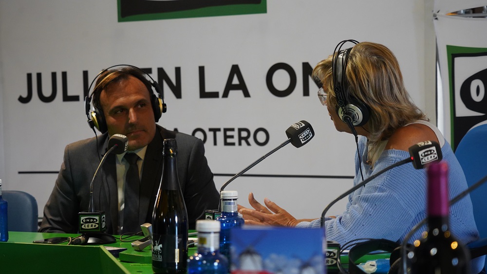 Entrevista a Carlos Bonilla en Julia en la Onda, 4 Fiesta de la Vendimia en La Mancha