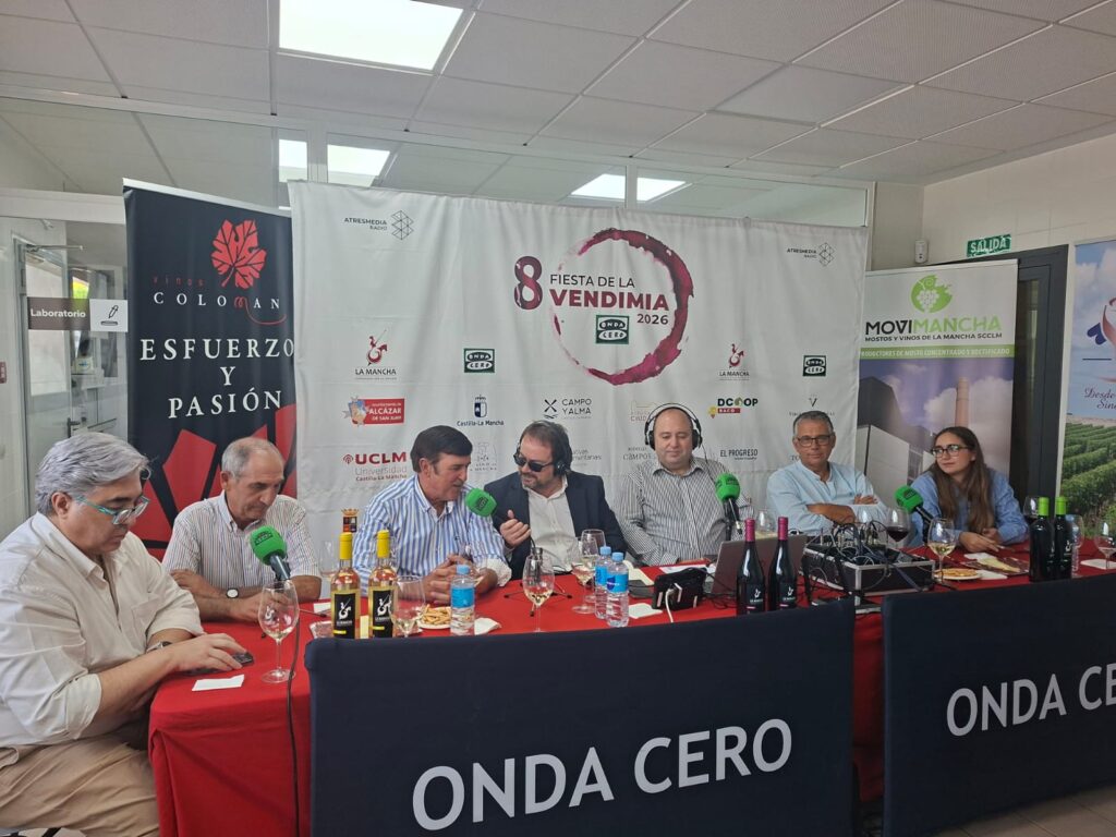 Pedro Munoz vino y Fiesta de la vendimia en Onda Cero
